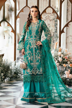 3 Piece Unstitched Embroidered Suit | BD-2806