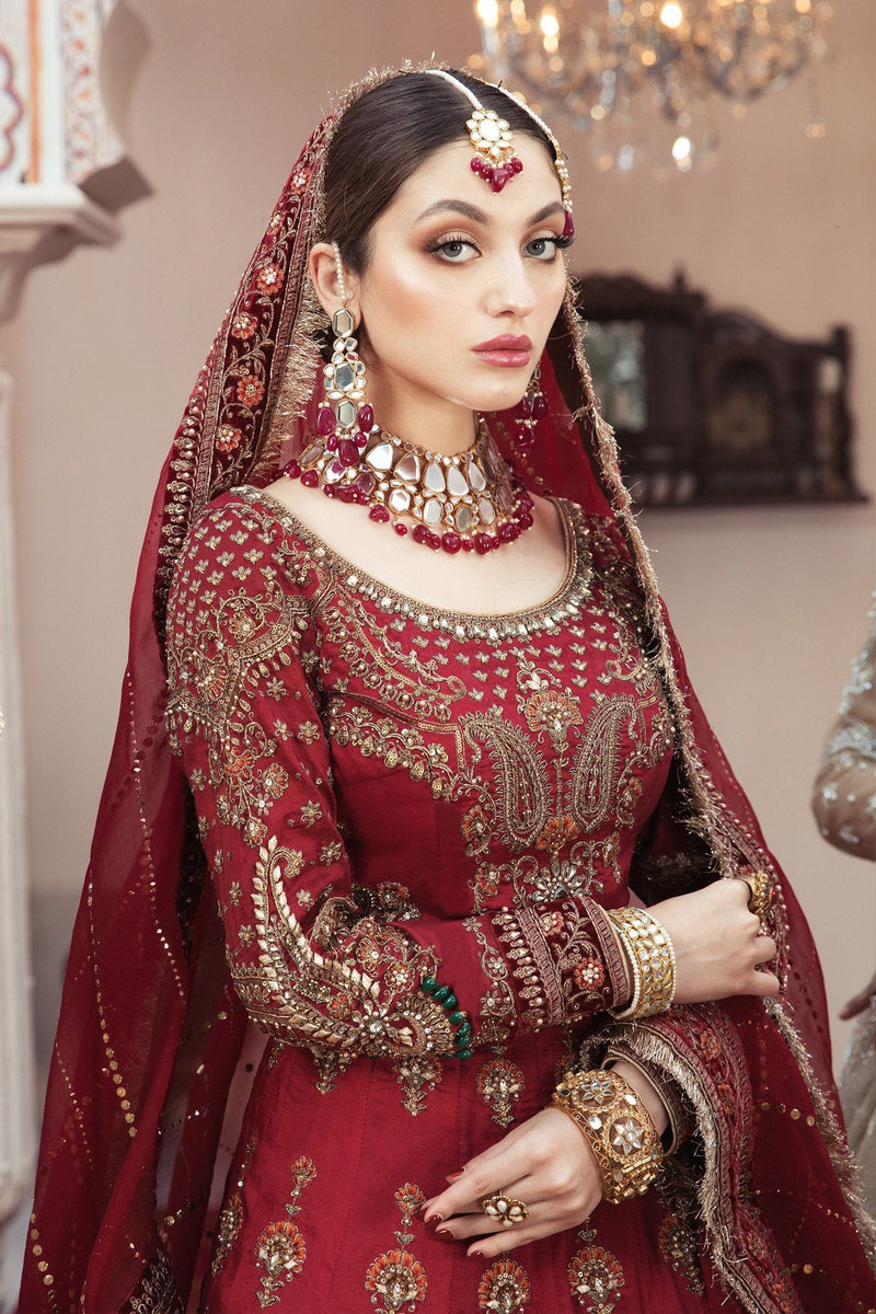 Heavy Embroidery Work Red Bridal Lehenga For Women at Rs.15000/Piece in  patiala offer by Dwarka Cheap Store